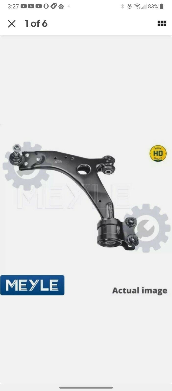 Meyle HD FRONT Right Track Control Arm WISHBONE - No. 716 050 0032/HD