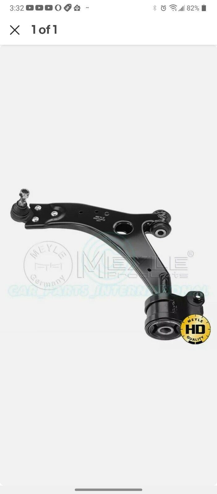 Meyle HD FRONT Left Track Control Arm WISHBONE - No. 716 050 0031/HD