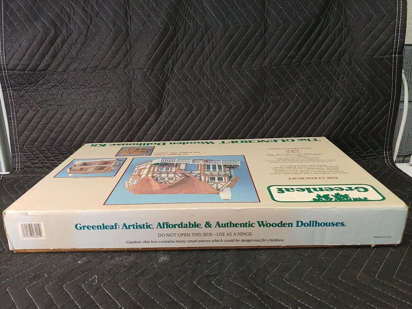 Vtg 1983 Greenleaf The Glencroft Wooden English Tudor Dollhouse Assembly Kit