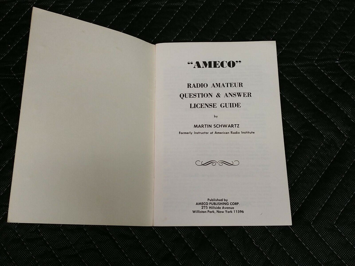 Ameco Radio Amateur  Questions And Answers License Guide 1975