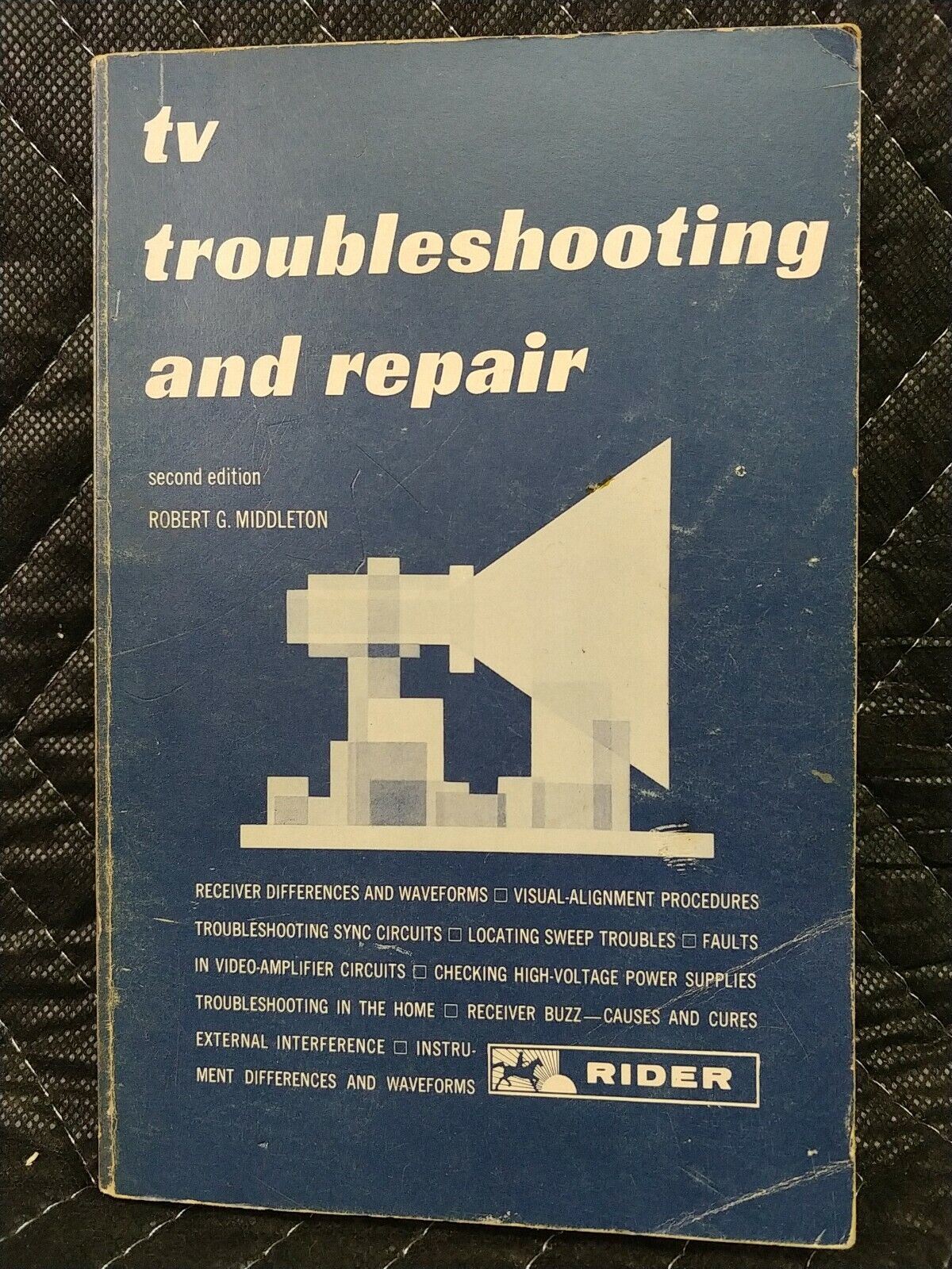 TV TROUBLESHOOTING AND REPAIR Robert G Middleton 2nd Edition 1967 VINTAGE Rare