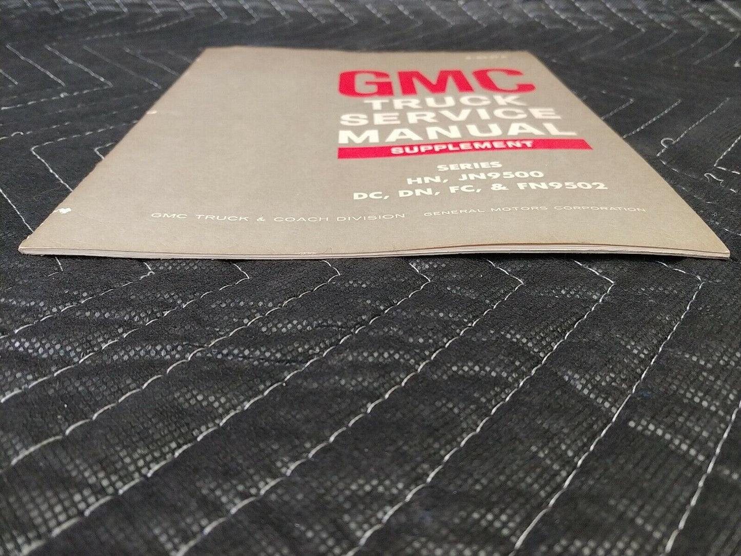 VINTAGE 1969 GMC TRUCK SERVICE MANUAL SUPPLEMENT - X-6937A