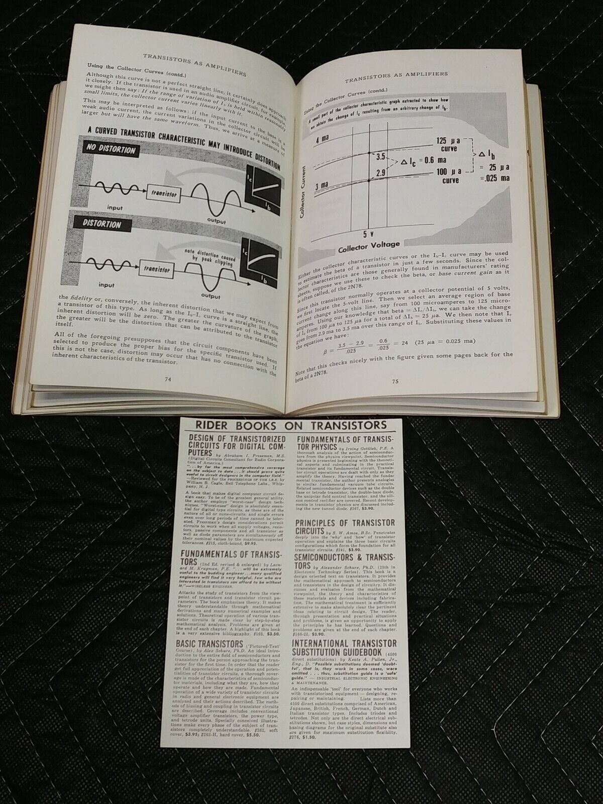 Basic Transistors by A. Schure 1961 Rider Publishing No. 262