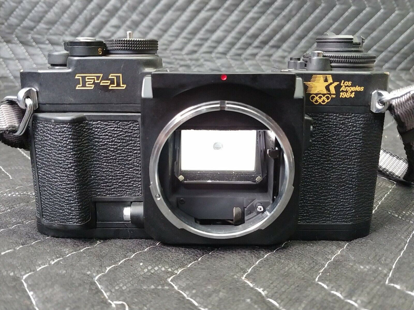 Canon New F-1 AE 1984 Los Angeles Olympic model from Japan W/ AE Motor Drive FN