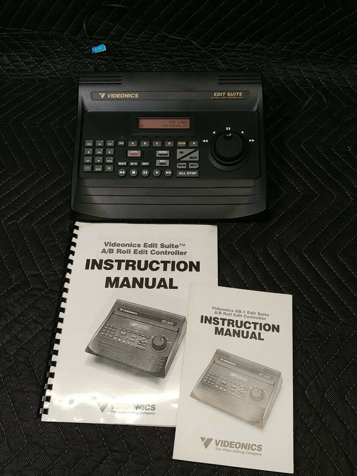 Vintage Videonics AB-1 NTSC Edit Suite A/B Roll Edit Controller w/ Manuals