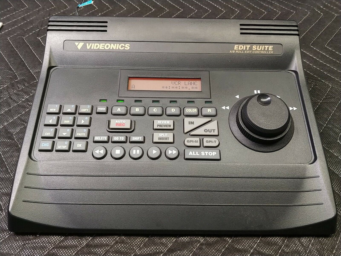 Vintage Videonics AB-1 NTSC Edit Suite A/B Roll Edit Controller w/ Manuals