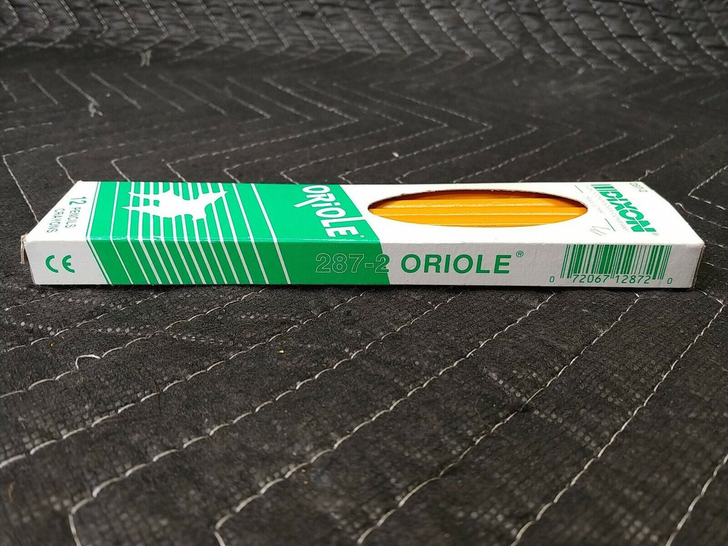 New! Vintage Dixon Ticonderoga Oriole 287-2 Pencils #2 HB Made In USA Pack Of 12