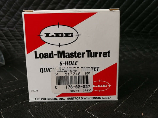 Lee 5 Hole Turret LoadMaster Progressive Quick Change Five 90079 Factory NEW