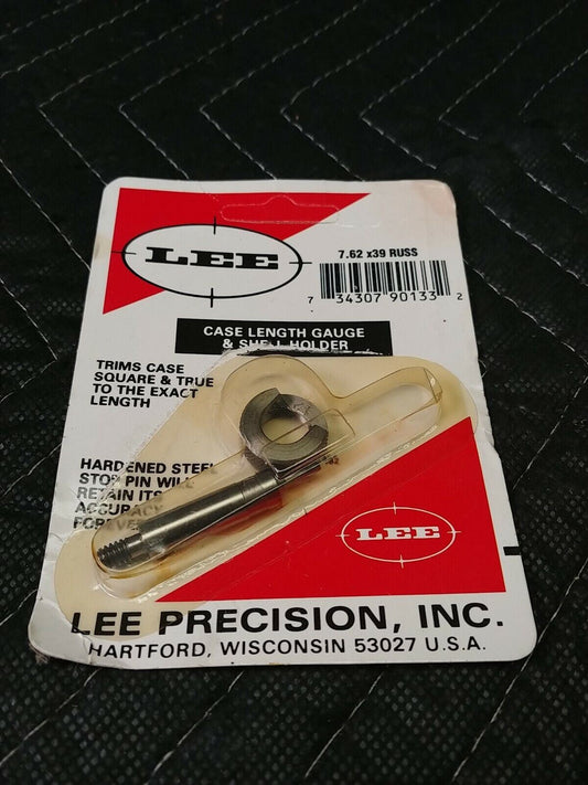 Lee- #90133- Case Length Gauge & Shell Holder- 7.62x39 Russian - New !!