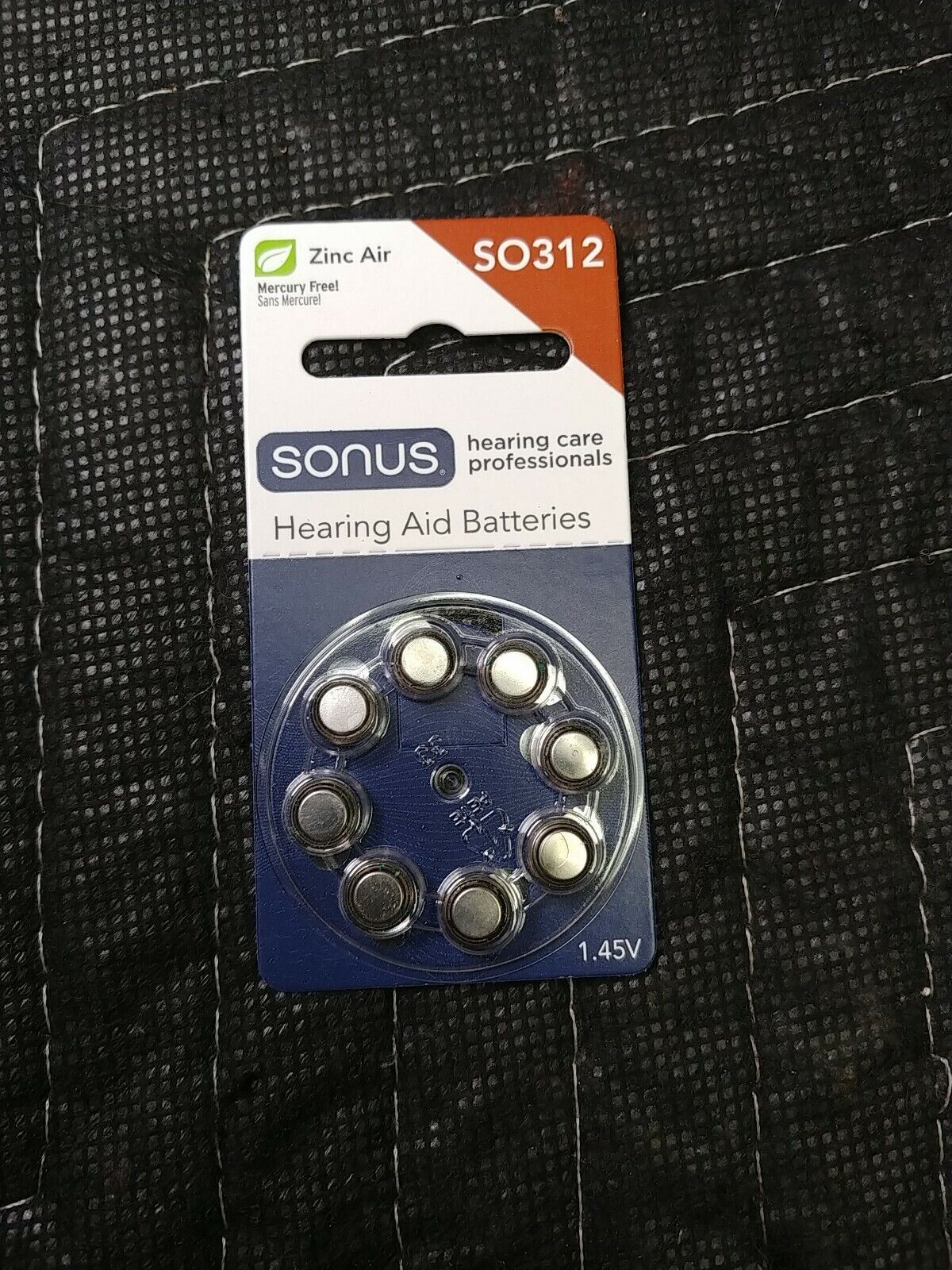 Sonus Extra Hearing Aid Batteries Size 312 (40 Batteries) Exp 3/2018 312SO-8ZM