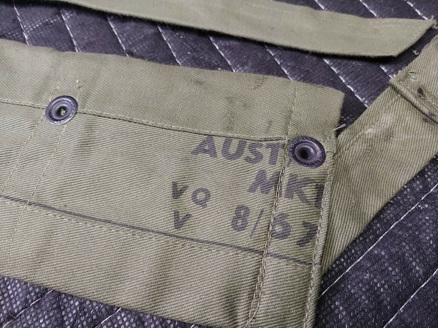 1960s VIETNAM WAR AUSTRALIAN MK1 5 POCKET AMMUNITION BELT BANDOLIER