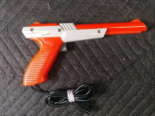 Official Orange Nintendo NES-005 Zapper Light Gun Controller