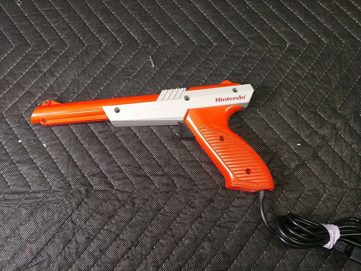 Official Orange Nintendo NES-005 Zapper Light Gun Controller