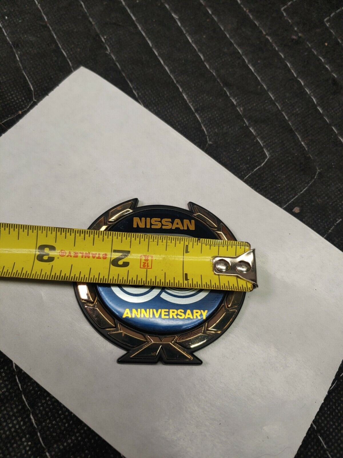 RARE DATSUN NISSAN 50th ANNIVERSARY Grille Emblem Badge Genuine 300zx Z31 #1