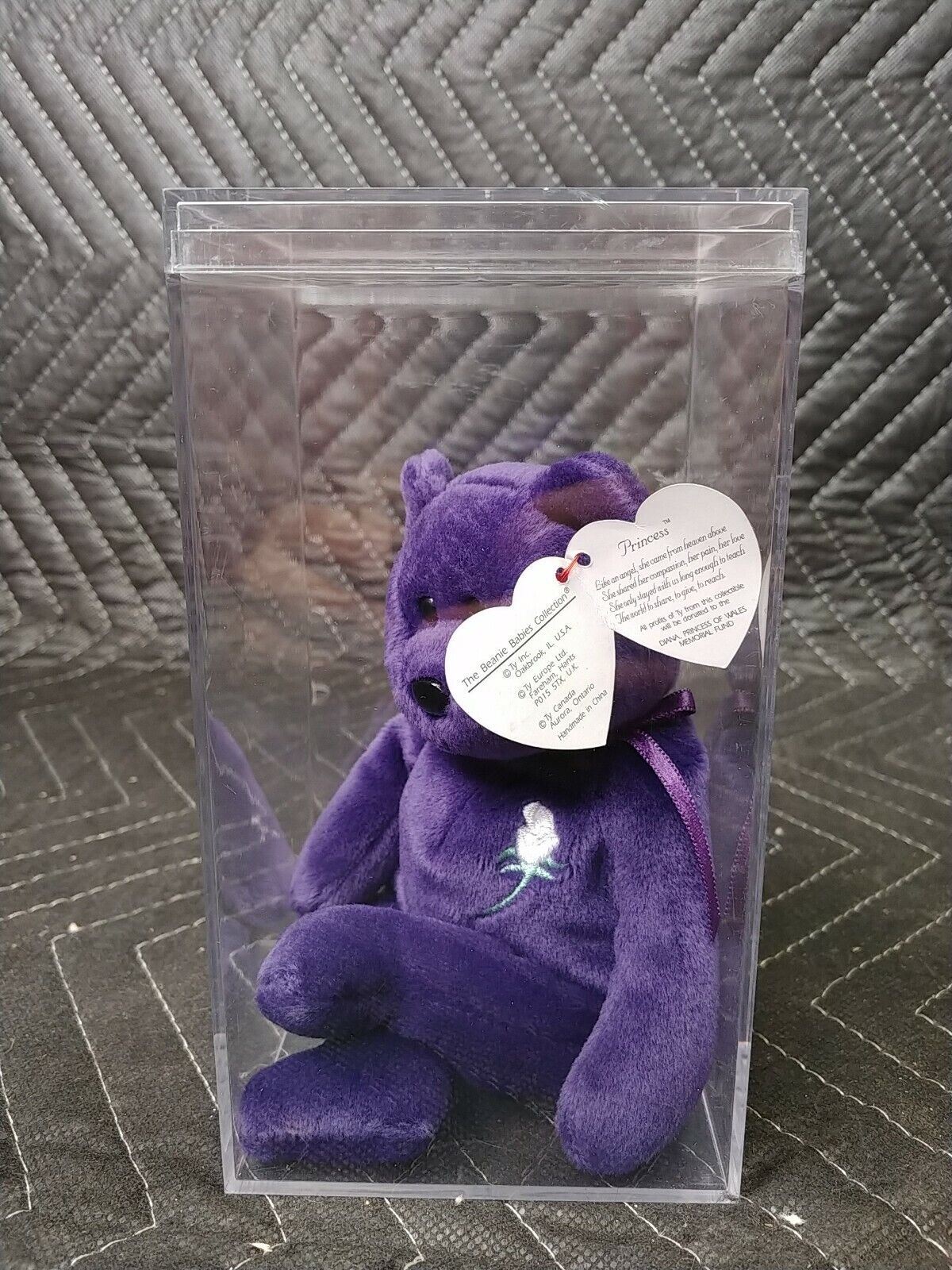 TY Beanie Baby “Princess Diana” P.E. Pellets, Space In Poem - China