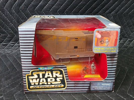 Vintage Star Wars Action Fleet Jawa Sandcrawler Micro Machines Galoob