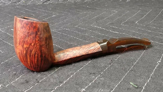 Wengholt UNIQUE 4 360 degree FLAME GRAIN Danish Estate Pipe