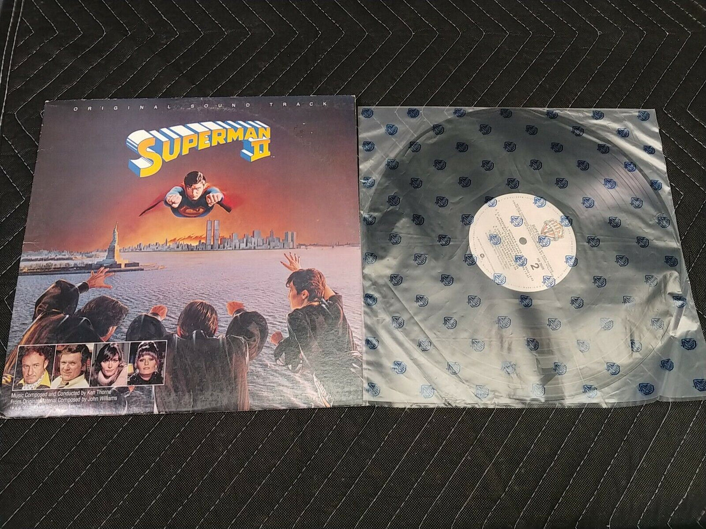 Superman the Movie & Superman II - Original Soundtrack LP Vinyl Record