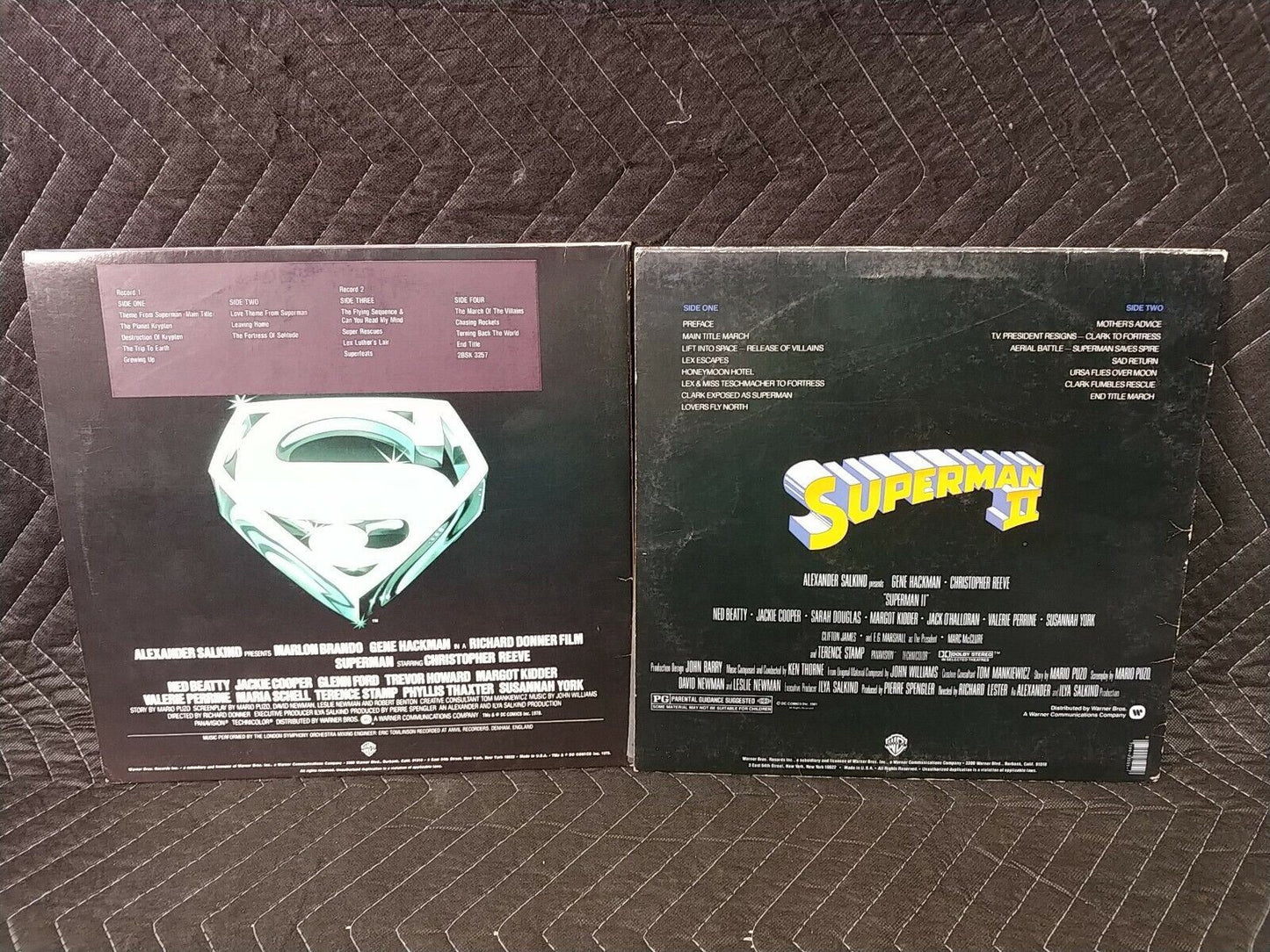 Superman the Movie & Superman II - Original Soundtrack LP Vinyl Record