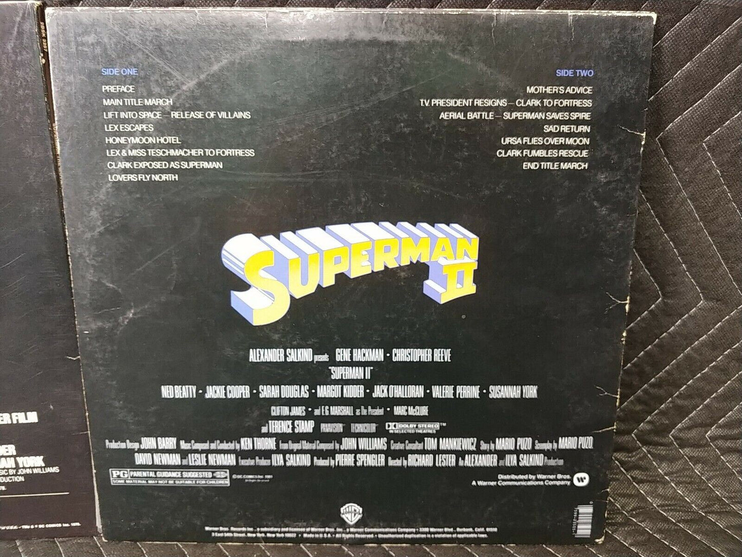 Superman the Movie & Superman II - Original Soundtrack LP Vinyl Record