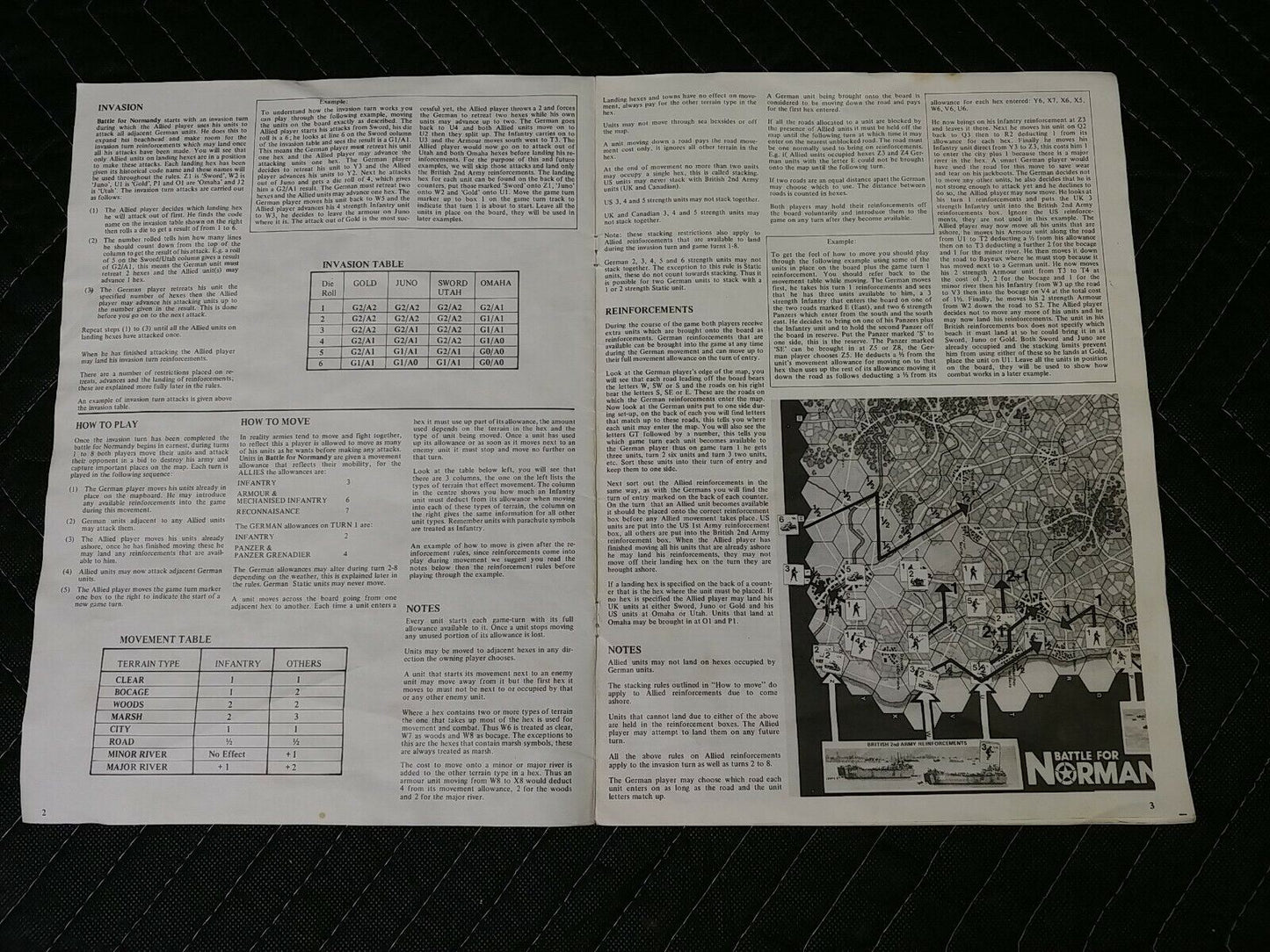 Attactix 1982 - Breakout from the Beaches - June 1944 Battle for Normandy