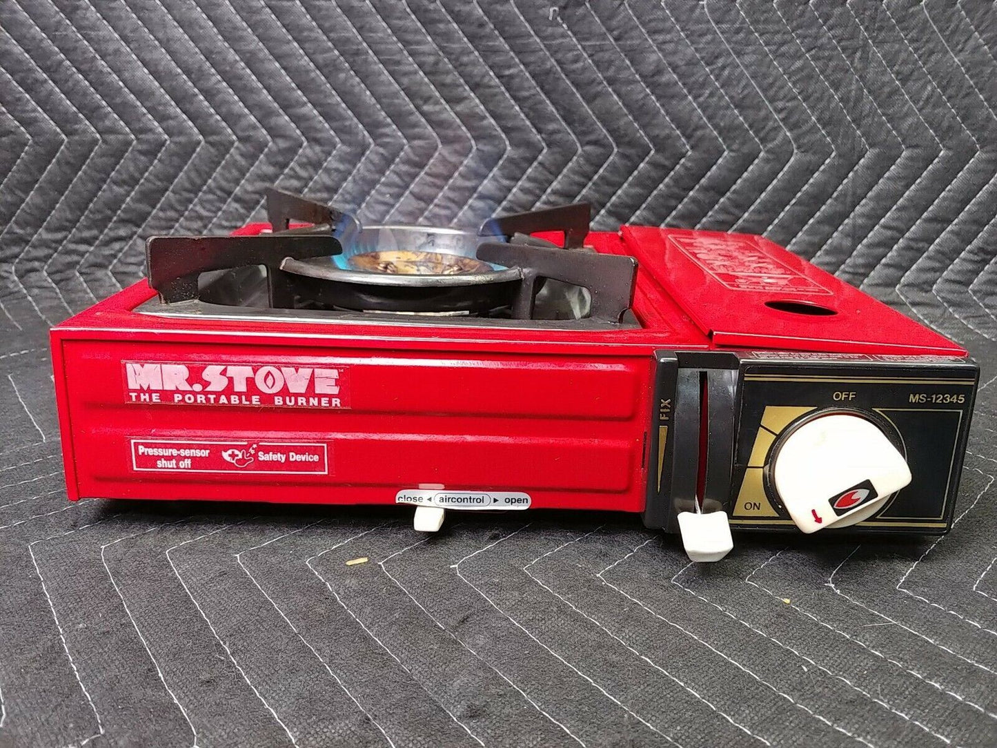 Vintage Mr Stove Portable Single Burner Gas Cook Stove Camping Hiking Survival