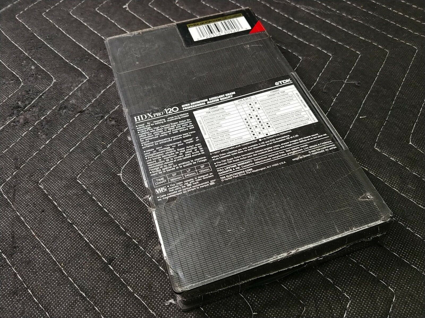 TDK HD-X Pro T-120 Professional Master Grade Blank VHS Video Tape - New