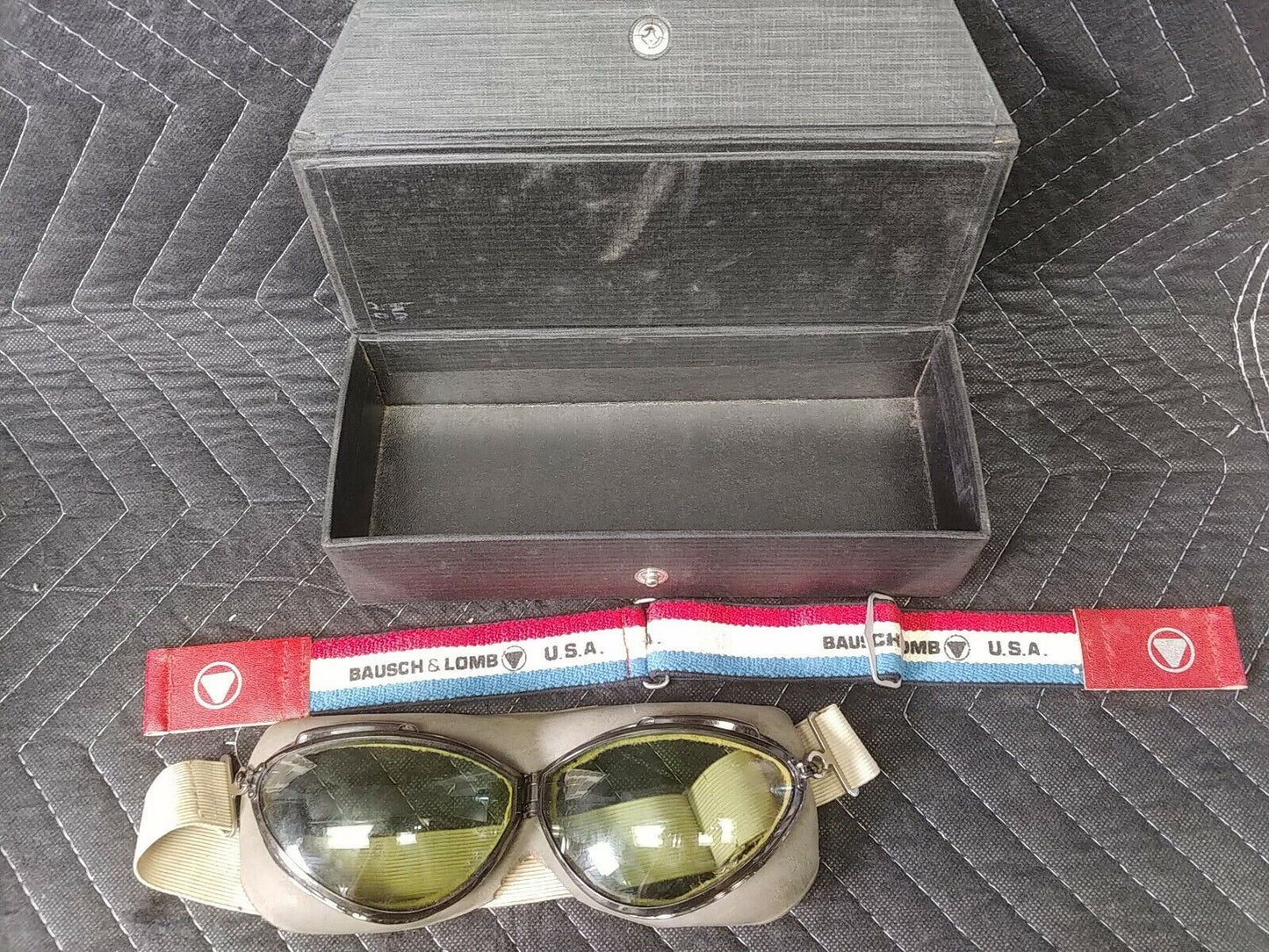 Wilson MKI WWII Era Pilot Goggle in Original Box - MK1 Goggles