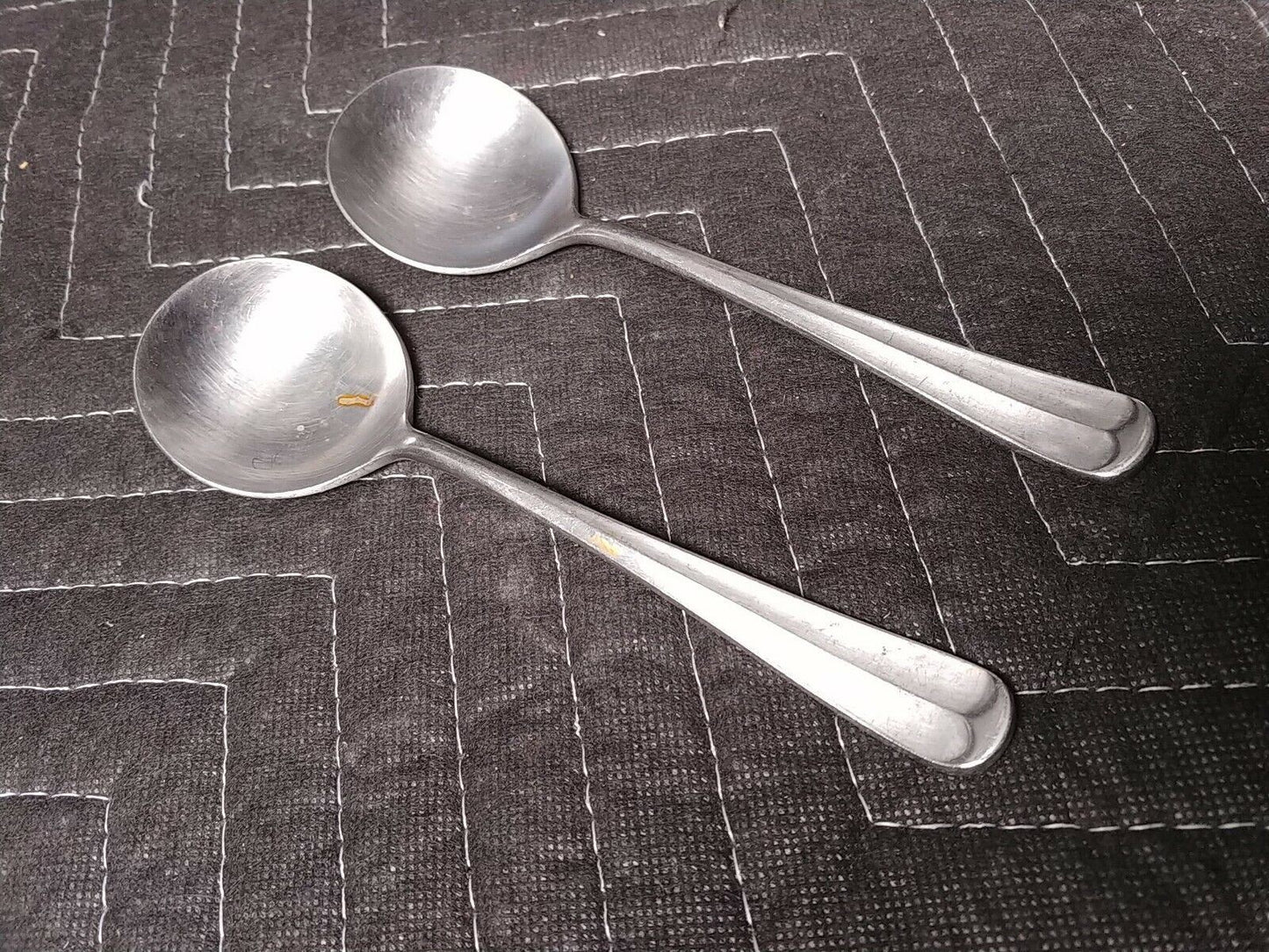 Towle Supreme Liberty Belle SCC Stainless Gumbo Cream Soup Spoons 2pcs