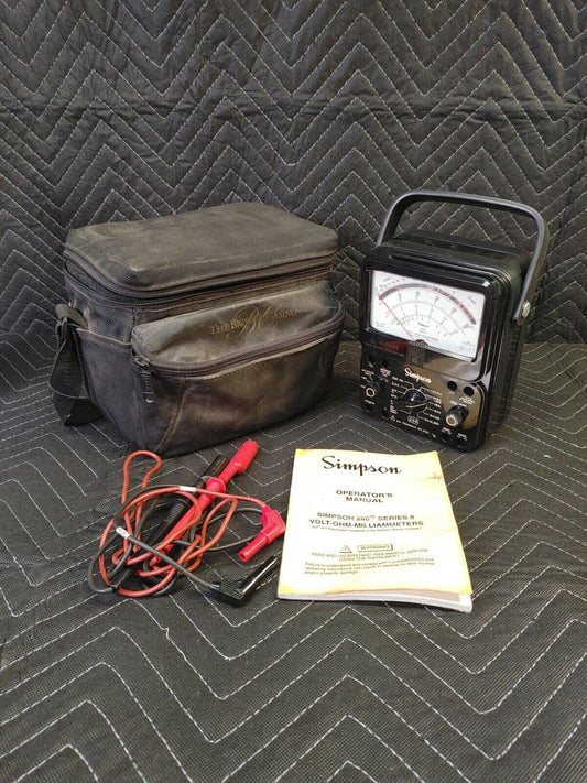 Simpson 260 Series 8  w/ Leads, Manual & Bag