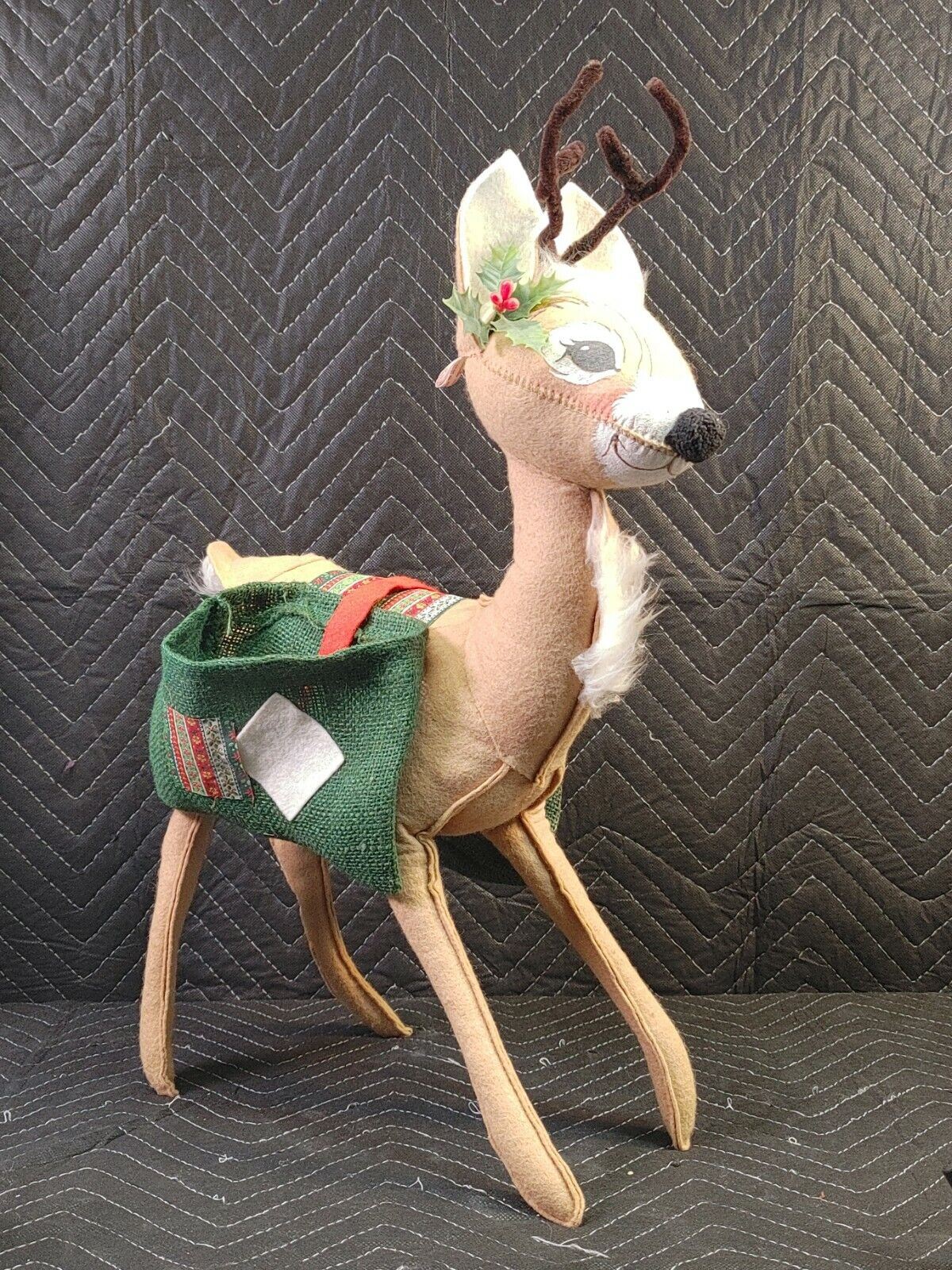 Vintage 20" Reindeer Annalee Mobility Christmas Doll - 1976