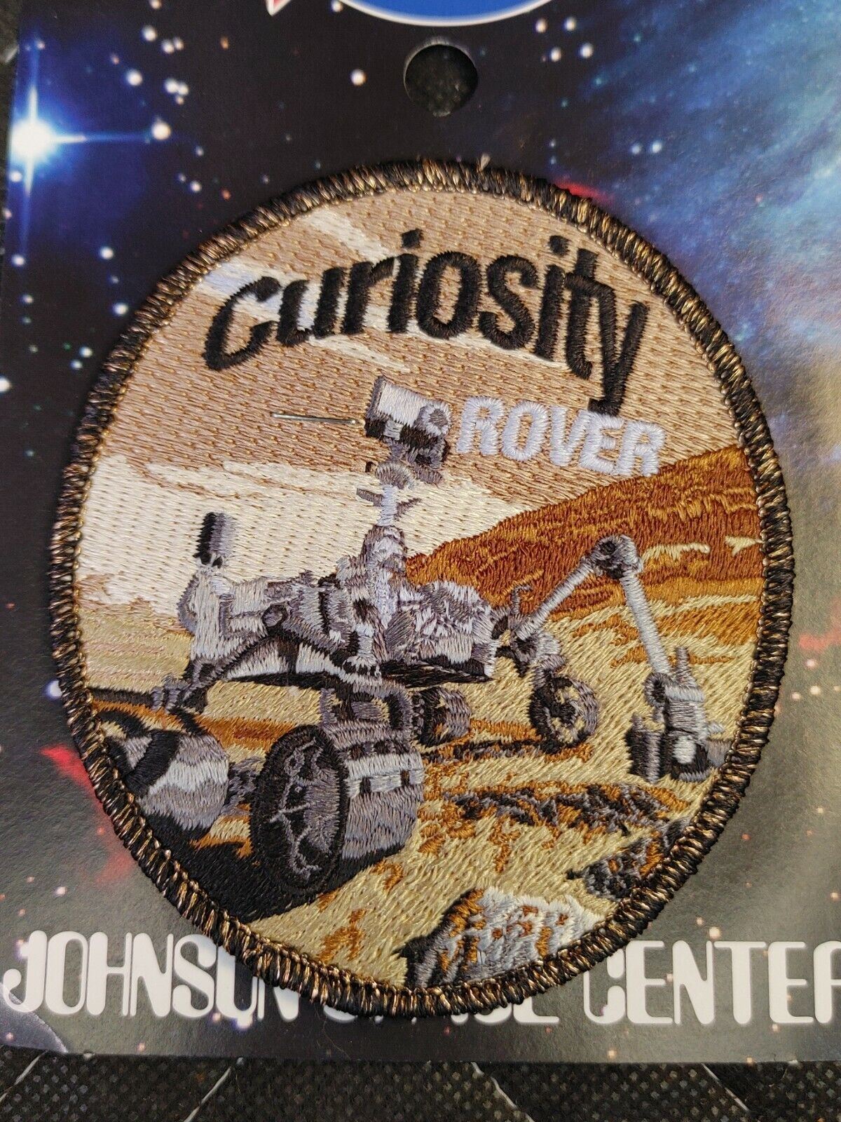 Vintage Johnson Space Center CURIOSITY ROVER NASA Patch