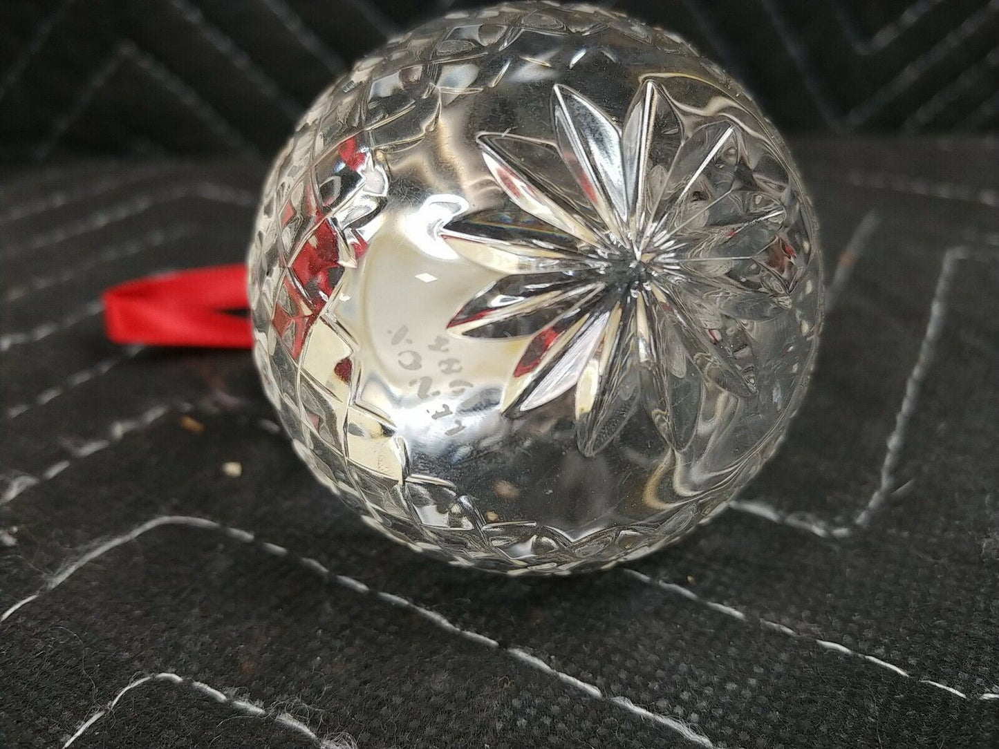 Lenox Deep Cut Crystal 1984 Annual Christmas Ornament Handblown Lead Crystal