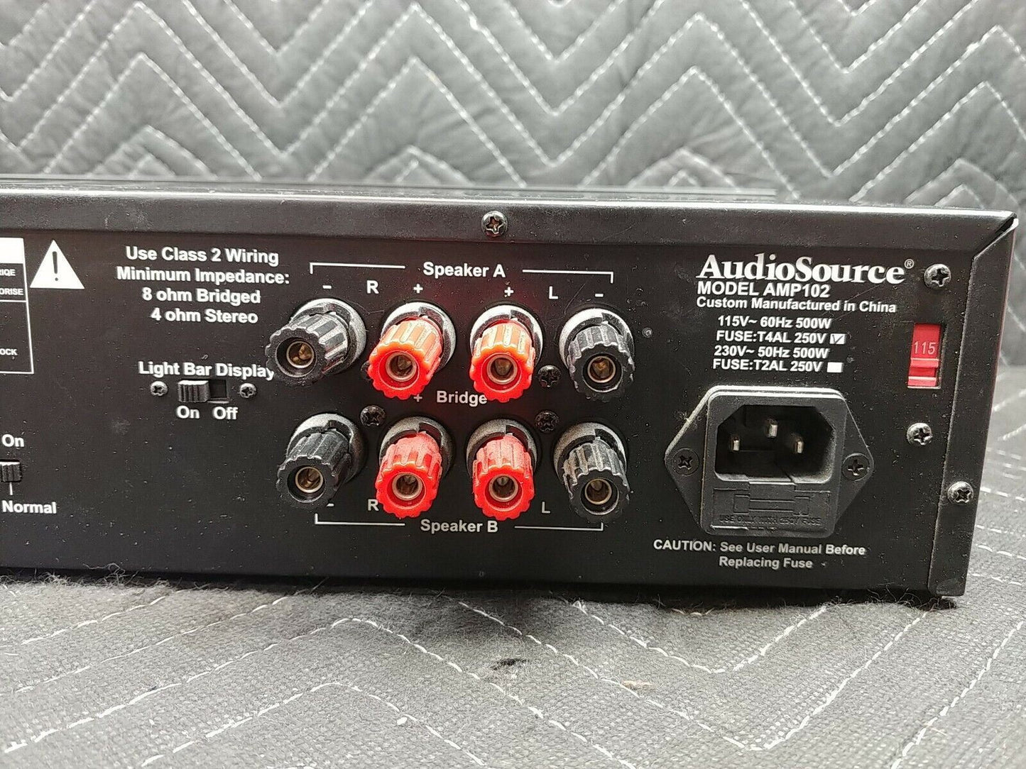Audiosource AMP102 Stereo  Power Amplifier
