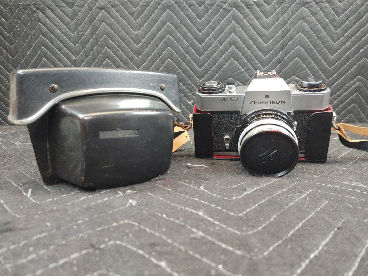 Vintage Zeiss Ikon SL706 Camera, Ultron 1.8 50 lense and Leather Case