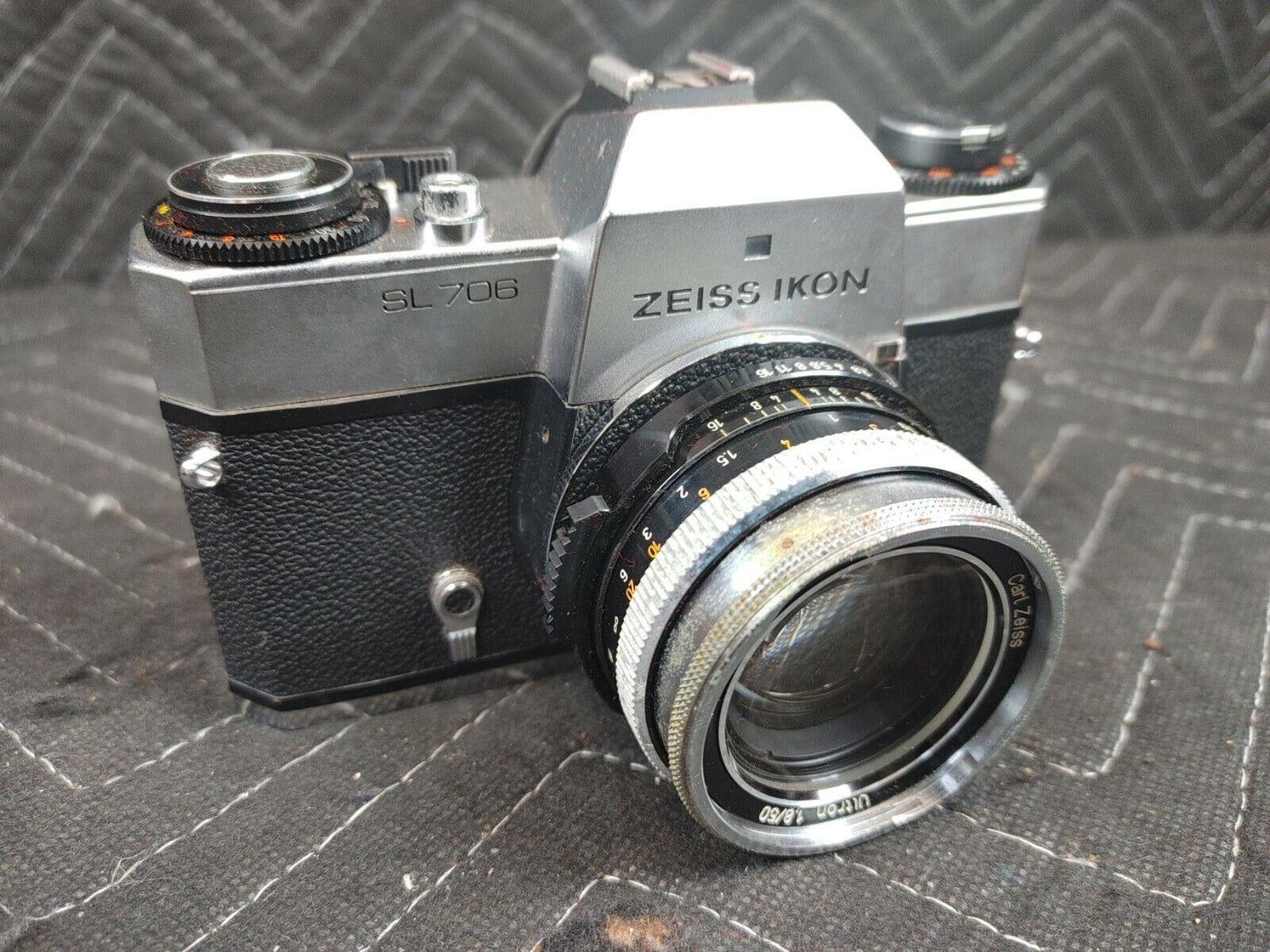 Vintage Zeiss Ikon SL706 Camera, Ultron 1.8 50 lense and Leather Case