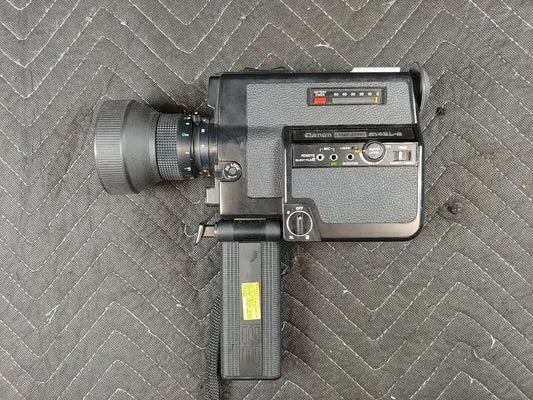 Canon Canosound 514 XL-S Super 8 Movie Camera 9-45mm 1.4 Macro Lens UNTESTED