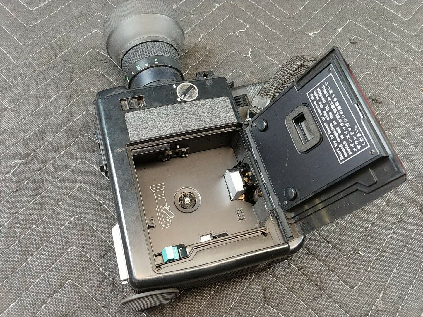 Canon Canosound 514 XL-S Super 8 Movie Camera 9-45mm 1.4 Macro Lens UNTESTED