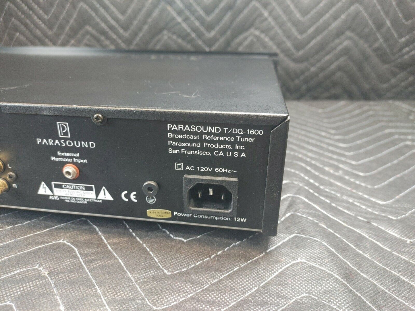 Parasound T/DQ-1600 Broadcast Reference AM/FM Tuner (Partially Working)