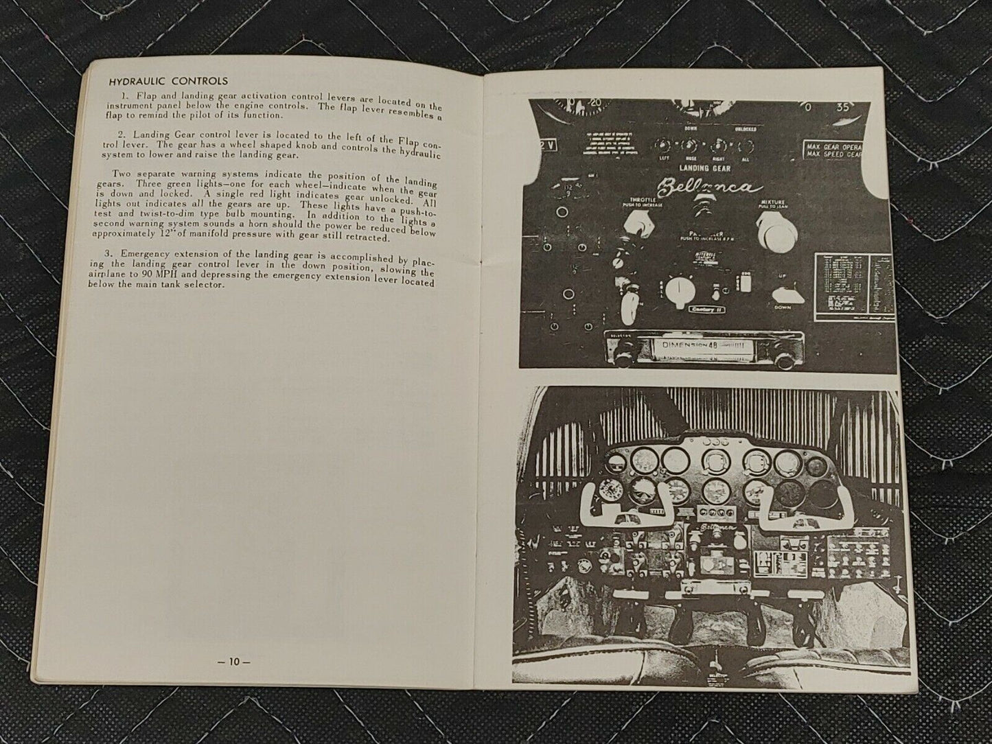 1968-75 BELLANCA VIKING 300 Original Owner's Manual