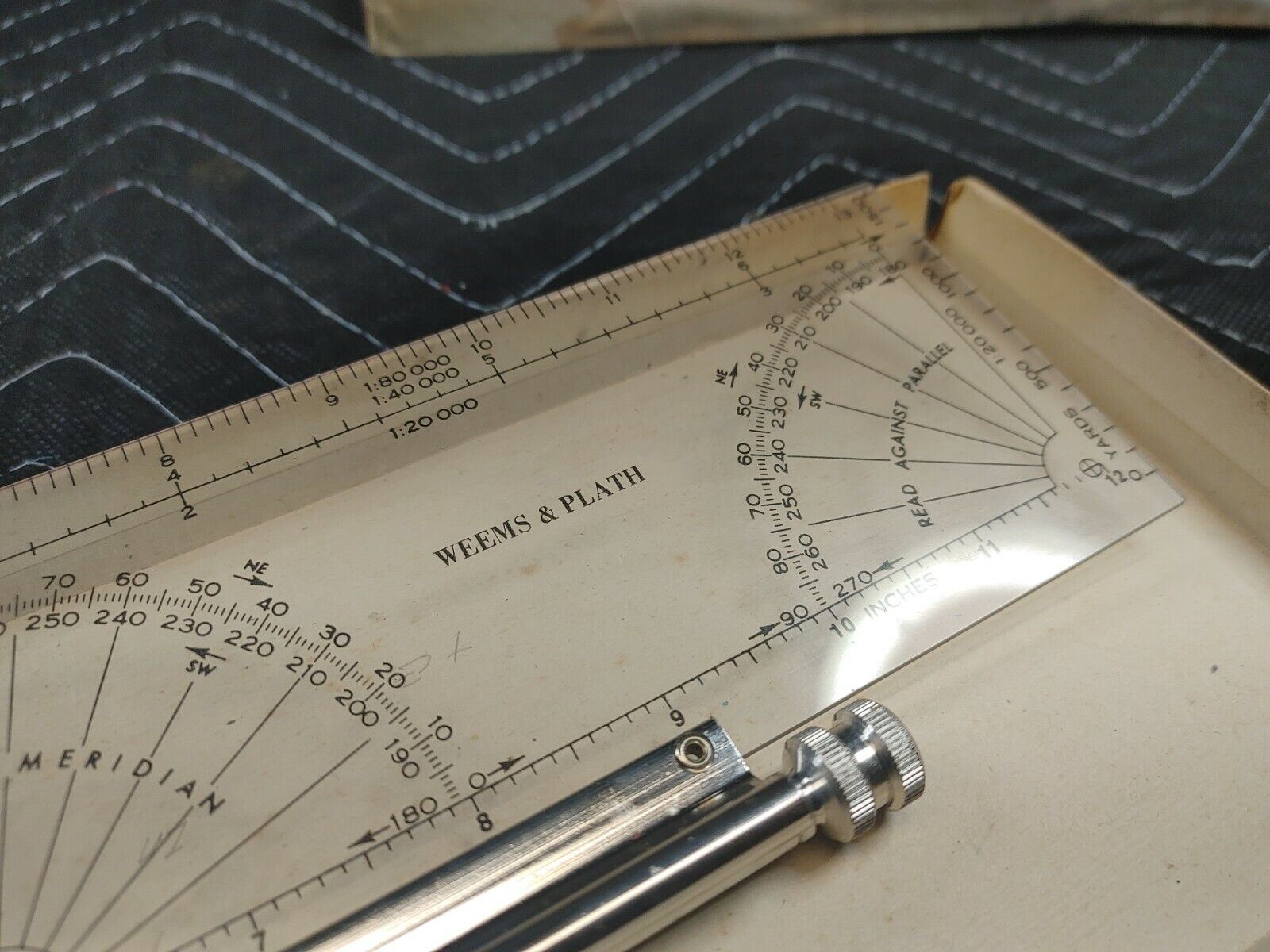 vtg Weems & Plath Marine Navigation Parallel Plotter Slide Ruler 12.5 ...