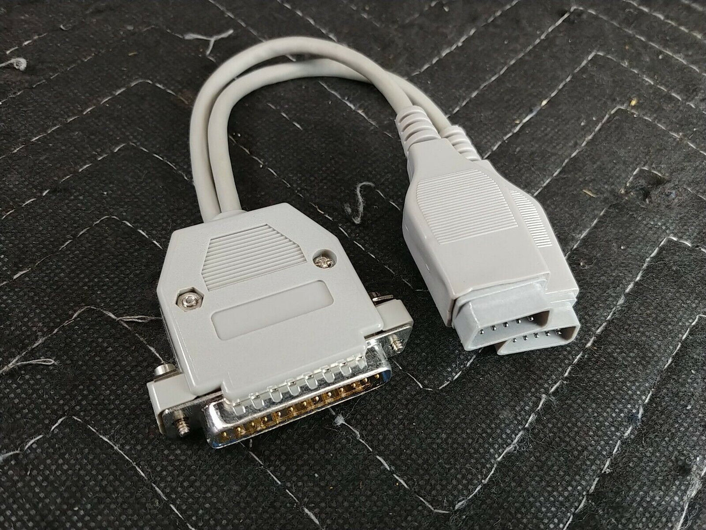 25 Pin D Serial to Dual 9 Pin D Serial splitter Male/Male NOS for Atari