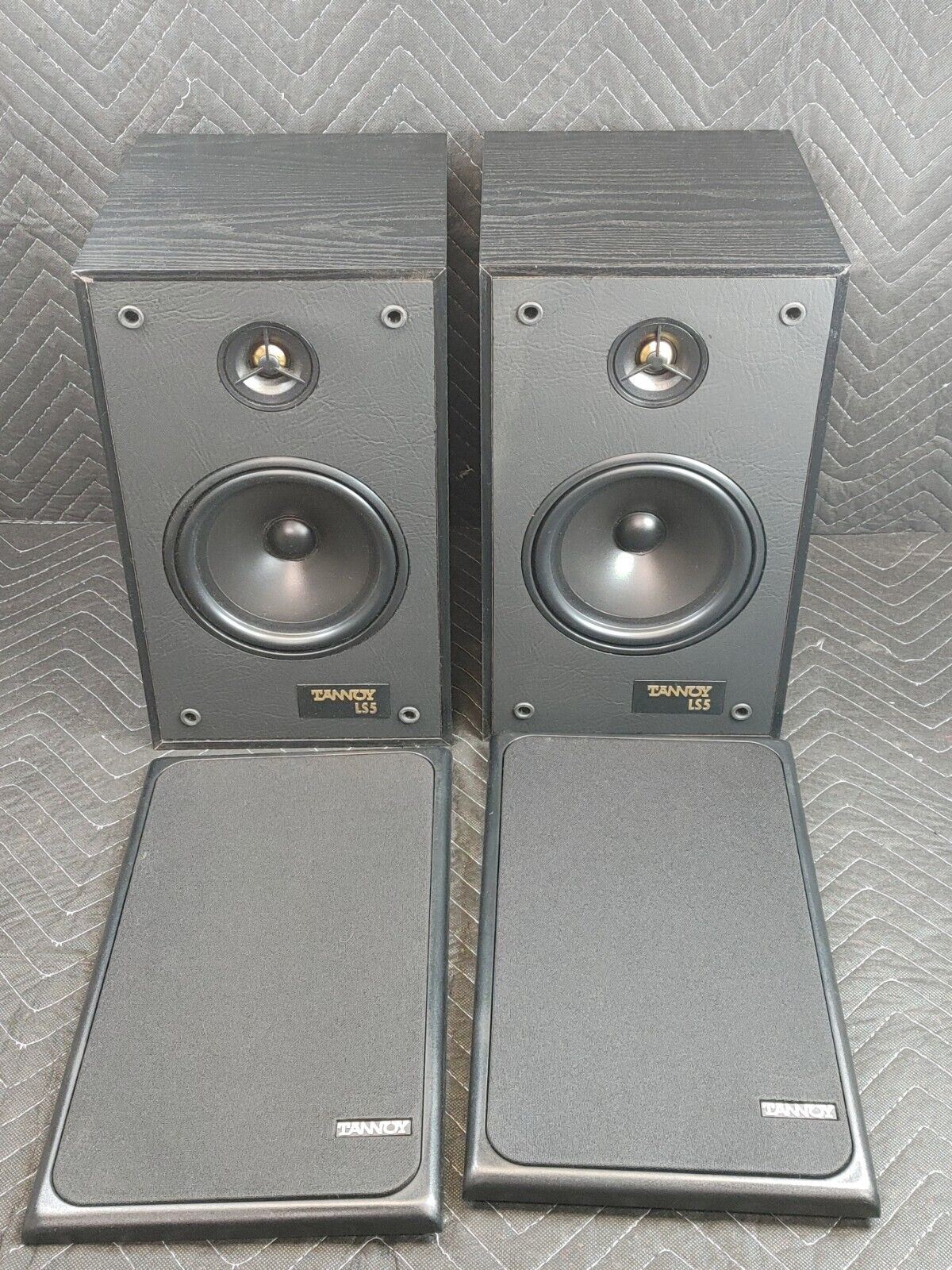 Tannoy LS Series LS-5 Bookshelf Speakers. Tested and Work