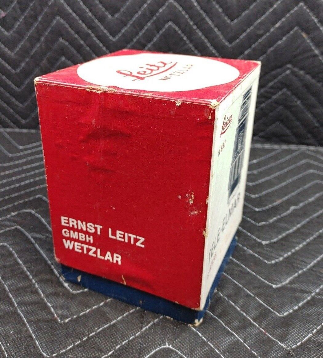 Leica Leitz Wetzlar Tele-Elmar 135mm f/4 Telephoto (Box Only)