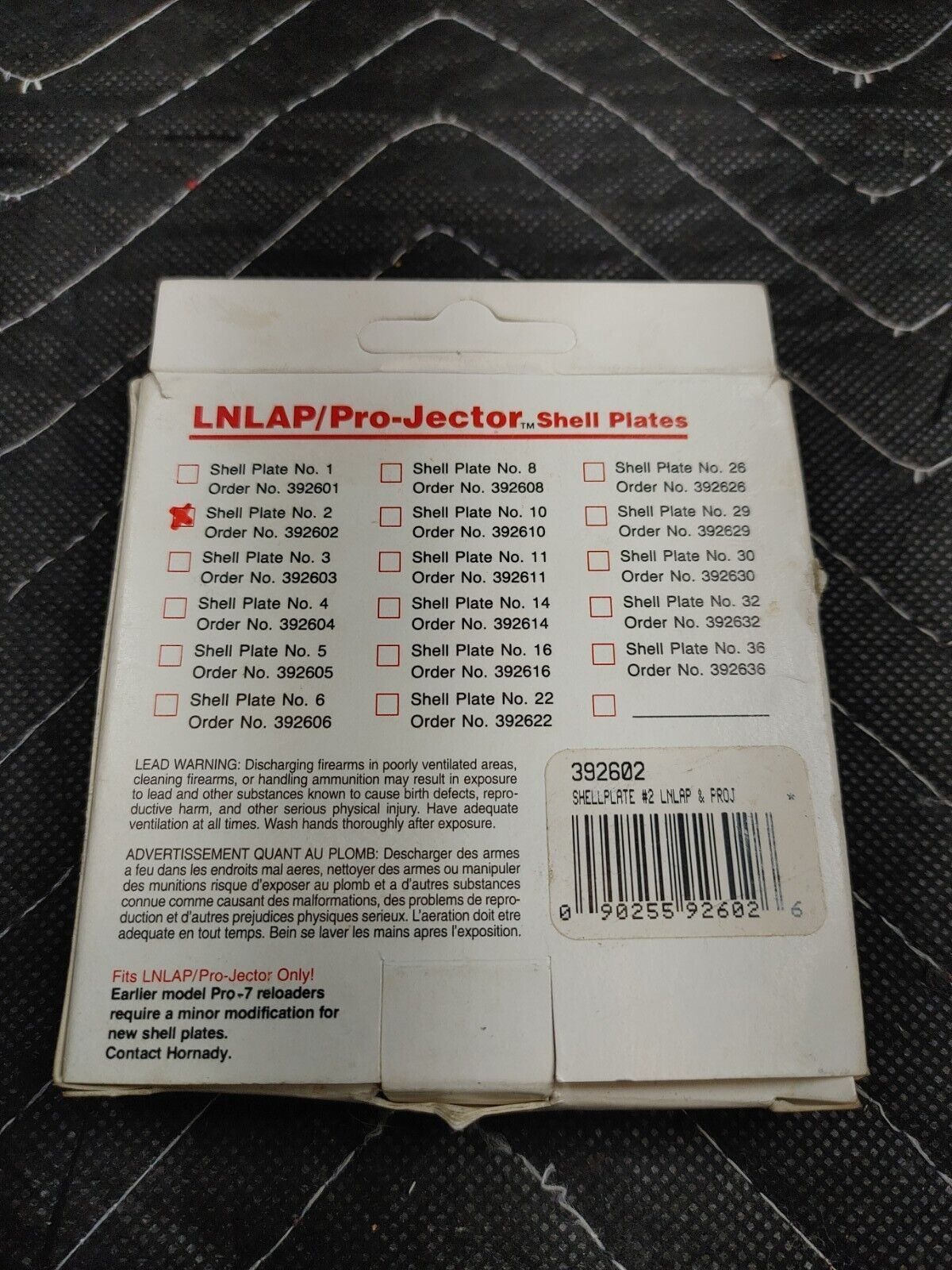 Hornady Lock-N-Load AP & Shell Plate Projector Shellplate Size #8 392608