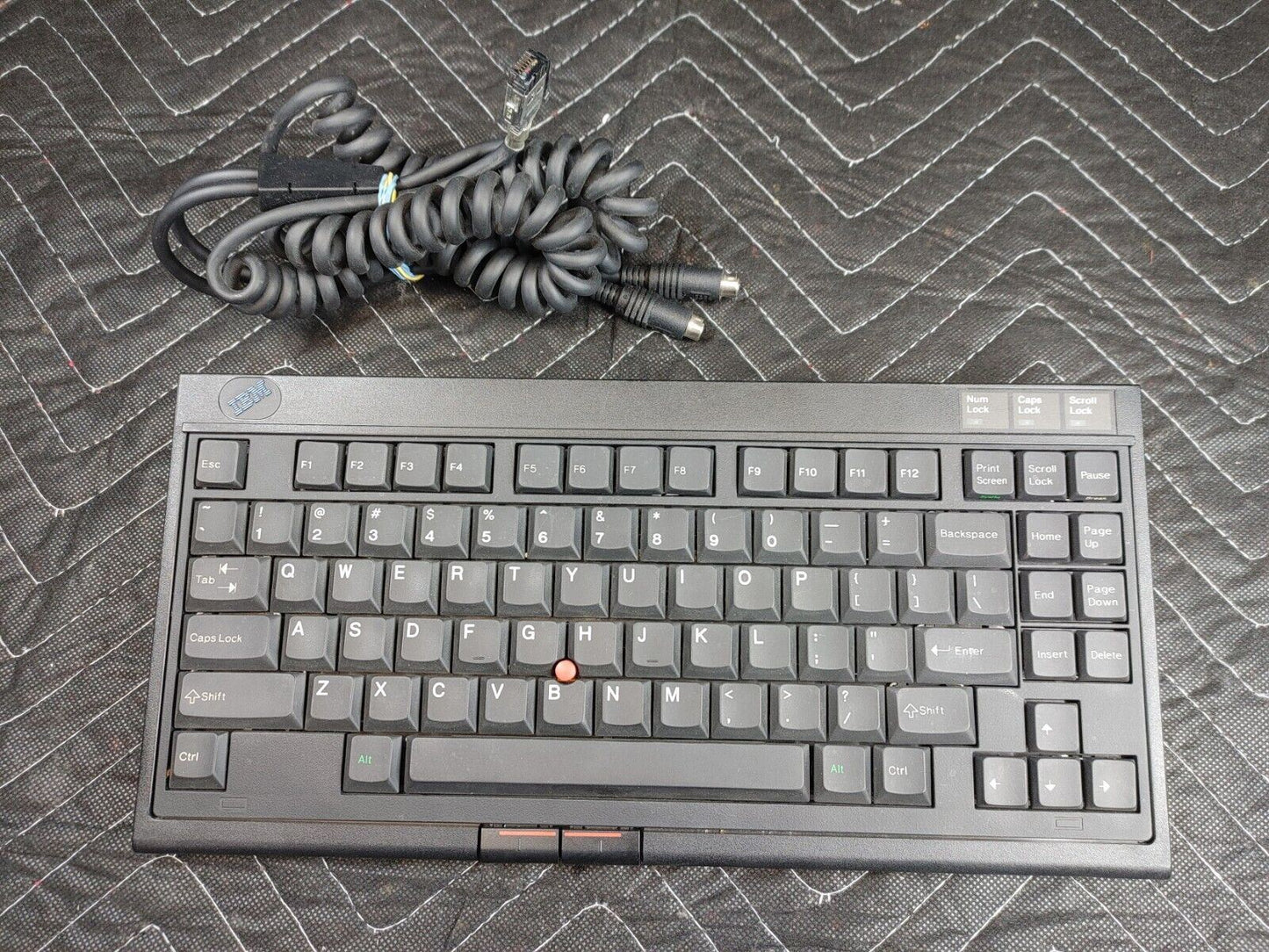 IBM Model M4-1 Compact Keyboard with 2 Button Trackpoint and Original PS/2 Cable
