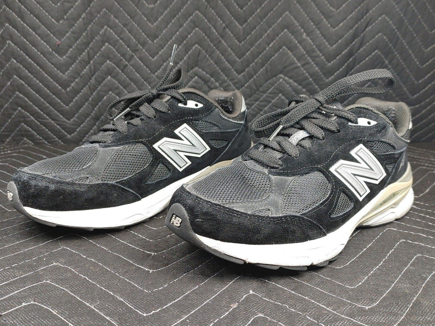 New Balance 990v3 W990BK3 Black Suede Running Shoes USA 990 v3 Women’s Size 9 D