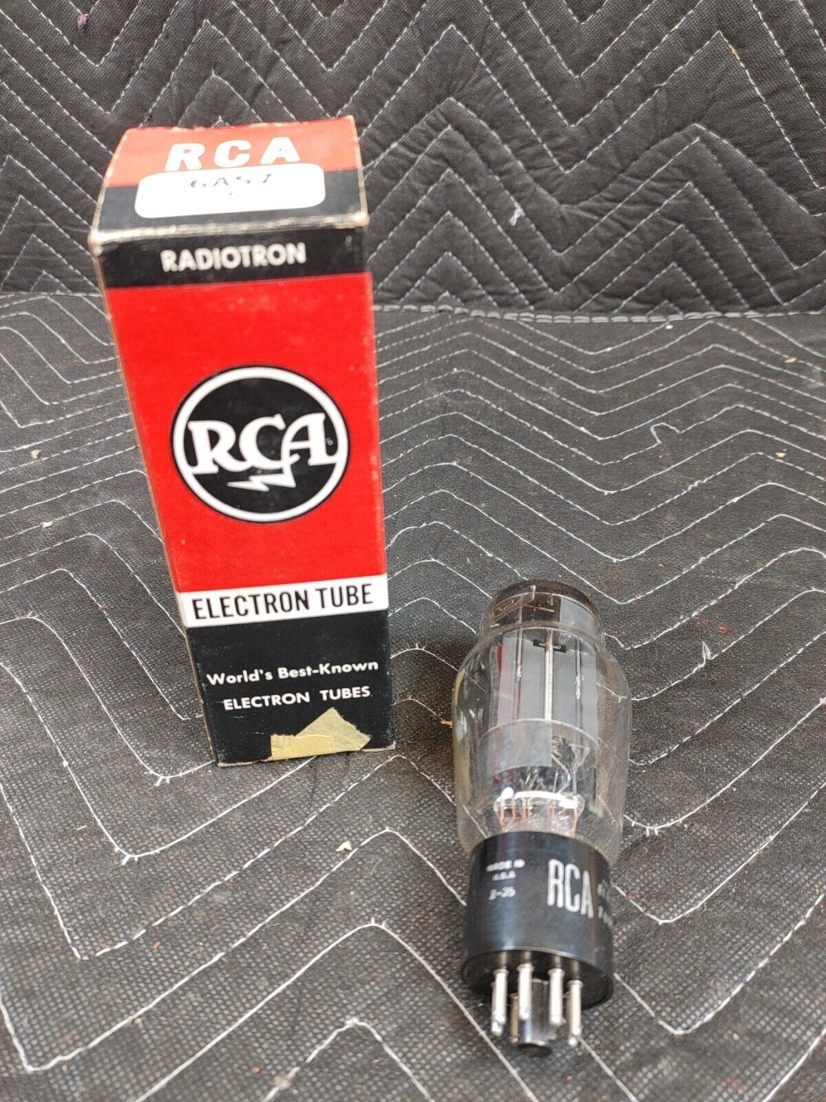NOS NIB RCA 6AS7G Vacuum Tube 1950