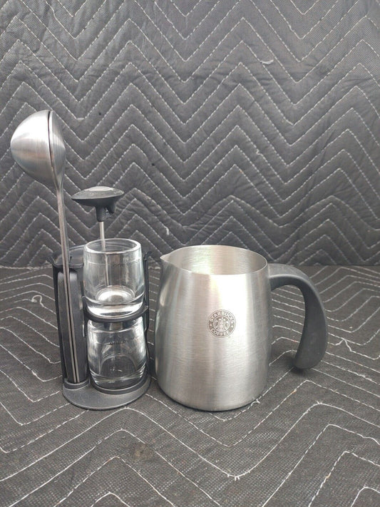 Starbucks Barista Espresso Shot Glasses Scooper Kit Measuring Spoon Thermometer