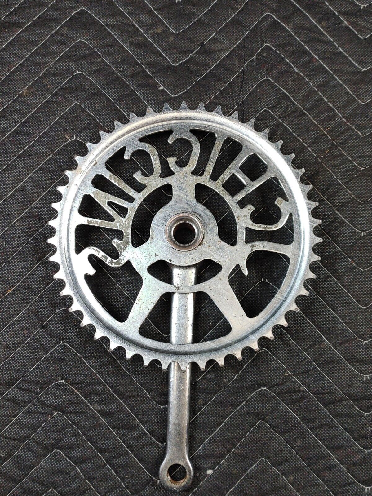 JC HIGGINS bike sprocket crank, parts display. gift cave mcm